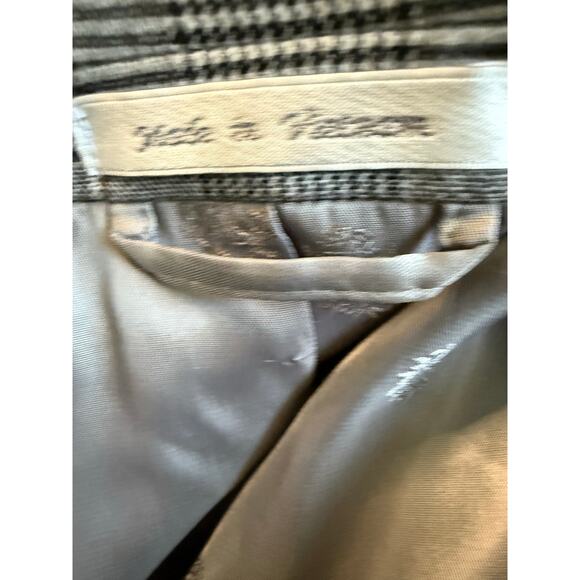 Lauren Ralph Lauren Grey Blazer Men’s 38R Plaid Grey with hint of Gold - Picture 11 of 13